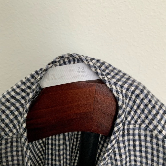 Zara gingham blouse - Picture 4 of 5